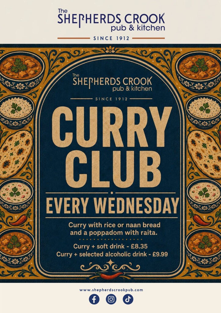 curry club every wednesday